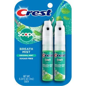 Long Lasting Mint Breath Mist, 0.24 fl oz, 2 ct