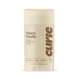 Clean Deodorant Stick, Warm Vanilla, Aluminum-Free, for Men and Women, 2 oz