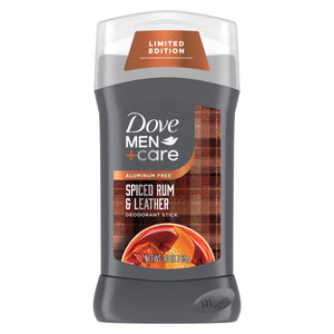 Deodorant Stick For Odor Protection & Long-Lasting Scent Limited Edition Spiced Rum & Leather With Aluminum-Free Formula, ,3 oz