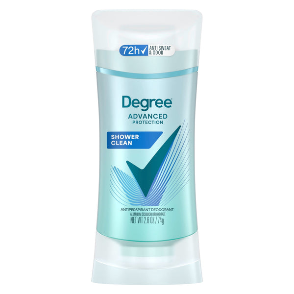 Advanced Protection Antiperspirant Deodorant for 72-Hour Sweat & Odor Control for Women, Shower Clean with Body Heat Activated Technology, 2.6 oz