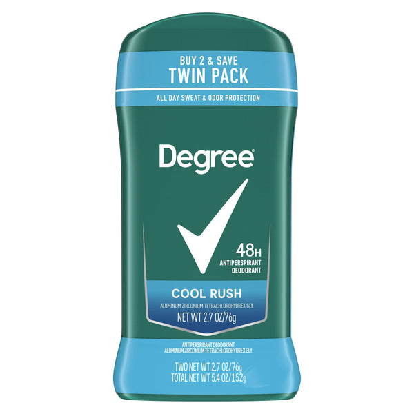 Men Original Antiperspirant Deodorant for Men Cool Rush Twin Pack, 2.7oz