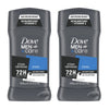 Deodorant Stick for Men, Stain Defense Cool, Anti-white Marks & Anti-yellow Stains Protection, with 72-hour Sweat and Odor Protection, 2.7 oz Twin Pack