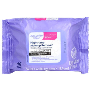 Night-Time Makeup Remover Cleansing Towelettes, 80 Count
