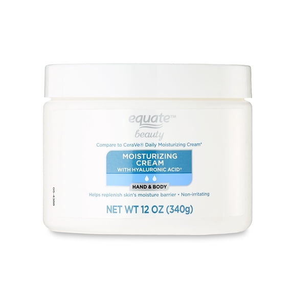 Beauty Hand and Body Moisturizing Cream with Hyaluronic Acid, 12 oz