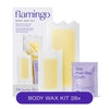 Women's Body Wax Kit with 28 Gel-Wax Strips and 6 Post-Wax Cloths