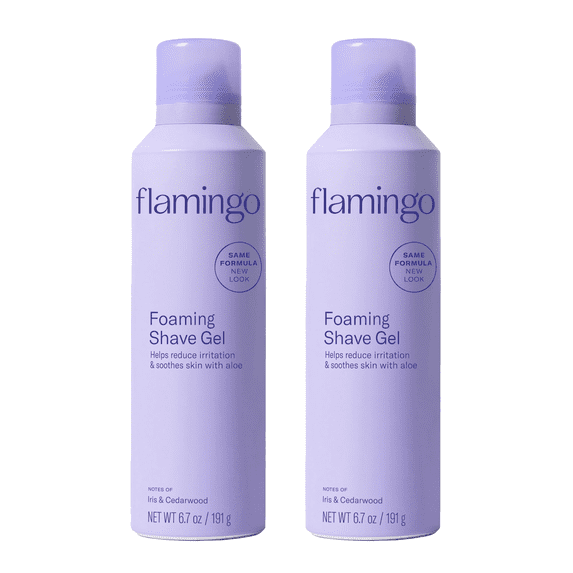 Women's Foaming Shaving Gel with Aloe Vera, 6.7 oz, 2 Count