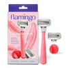 Women's Razor Shaving Set with Razor Handle and 5-Blade Razor Cartridges, Pink, 4 Piece