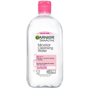 SkinActive Micellar Cleansing Water All in 1 Makeup Remover, Face Cleanser, 23.7 fl oz