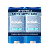 Antiperspirant Deodorant for Men, Clear Gel Arctic Ice Twin Pack, 3.8 oz