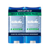 Antiperspirant Deodorant for Men, Clear Gel, Wild Rain, Twin Pack, 3.8 oz