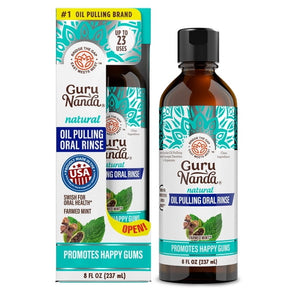 Farmed Mint Oil Pulling Mouthwash with Essential Oils & Vitamins, 8 fl oz