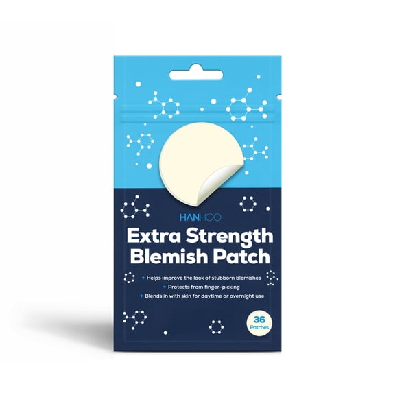 Extra Strength Blemish Patch with Salicylic Acid and Hydrocolloid, Latex-Free, Acne Treatment for All Skin Types, 36 Ct.