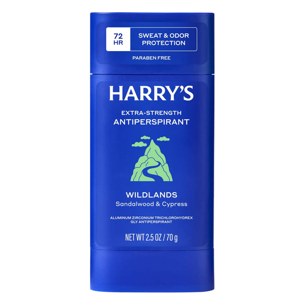 Extra-Strength Antiperspirant Deodorant for Men, Sweat and Odor Protection, Wildlands, 2.5 oz