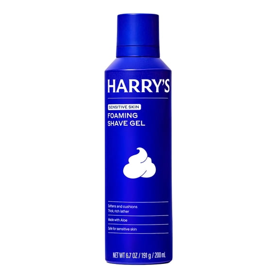 Men's Foaming Shave Gel with Aloe, 6.7 oz
