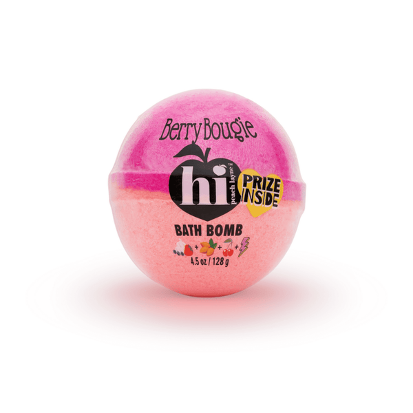 Layne Berry Bougie Hot Pink and Peach Bath Bomb with Prize, 4.5 oz.