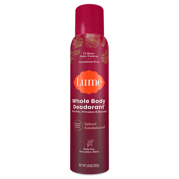 Whole Body Aluminum Free Deodorant Spray, Spiced Sandalwood, 3.6 oz