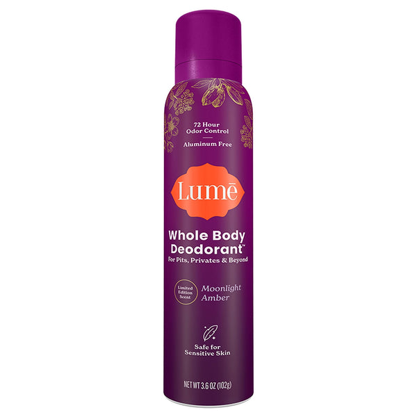 Whole Body Aluminum Free Deodorant Spray, Moonlight Amber, 3.6 oz