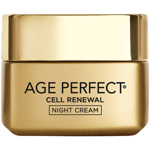 Age Perfect Cell Renewal Anti-Aging, Anti-Wrinkle Night Moisturizer with Antioxidant Recovery Complex and Vitamin E, 1.7 oz