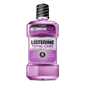 Total Care Fluoride Mouthwash for Cavity Prevention, Intense Mint, 33.8 fl oz/1L