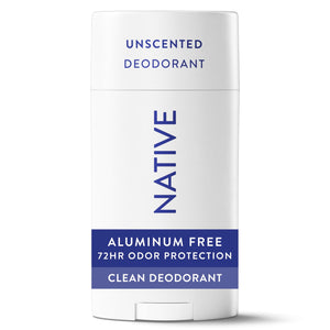 Fragrance Free Deodorant For Men & Women, 72 Hour, Solid Stick, Unscented, 2.65 oz