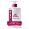 Liquid Hand Soap, Non-drying, Naturally Derived Cleansers, Sulfate Free, Cherry & Vanilla Macaron, 13 fl oz