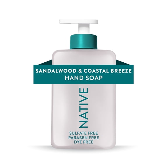 Liquid Hand Soap, Sandalwood & Coastal Breeze Scent, 13 fl oz
