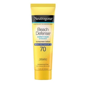 Beach Defense Body Sunscreen Lotion with SPF 70, 1 oz