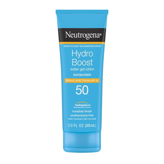 Hydro Boost Sunscreen SPF 50 Body & Face Sunscreen Lotion, Sun Protection, 3 fl oz
