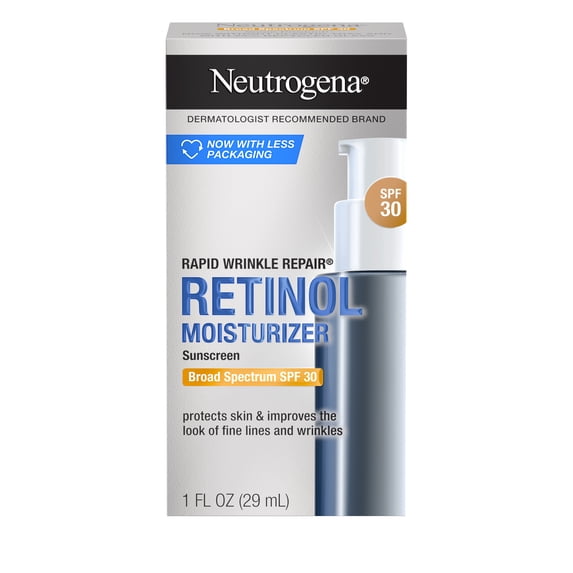 Rapid Repair Retinol Face Moisturizer with SPF 30, Wrinkle Face Cream, 1 oz