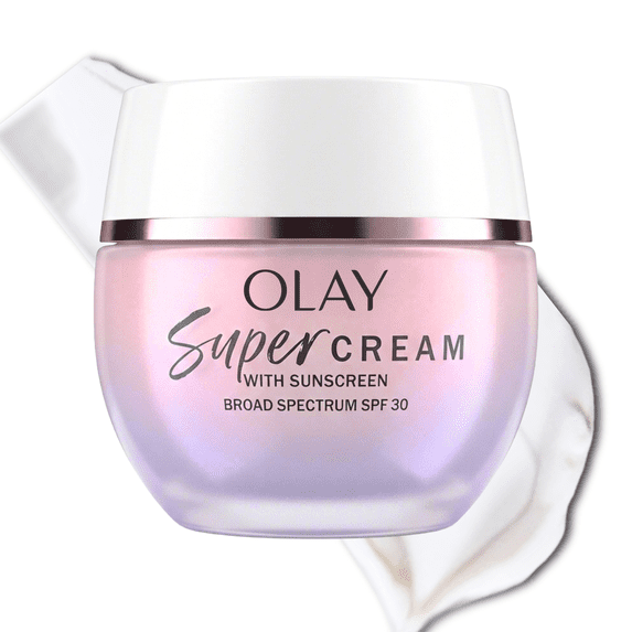 Face Moisturizer, Super Cream SPF 30, Hydrating & Brightening w/ Niacinamide 1.7 fl oz