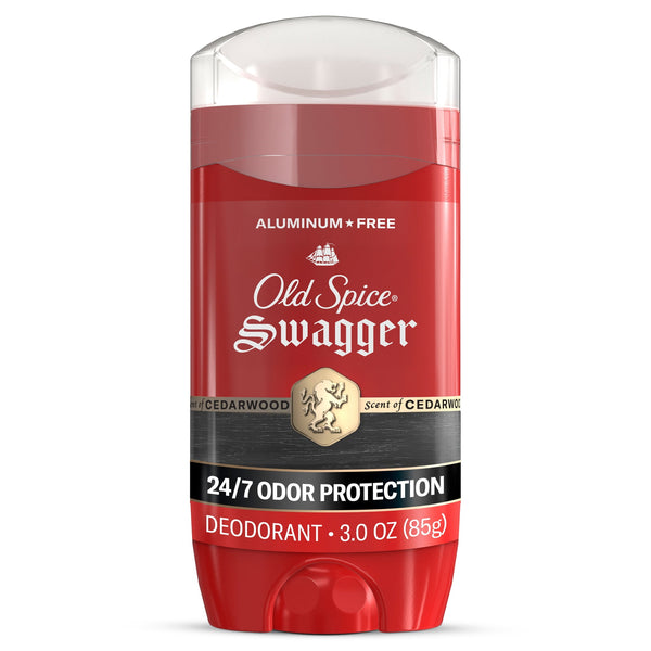 Deodorant for Men, Aluminum Free, 24/7 Odor Protection, Swagger, 3.0 oz