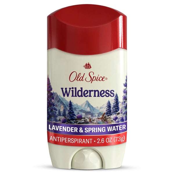 Men's Antiperspirant Deodorant, Invisible Solid Stick, Wilderness with Lavender, 2.6 oz