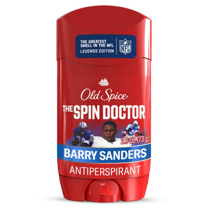 Deodorant for Men, Antiperspirant, NFL Collection, Barry Sanders, Scent of Bergamot + Breakaways, 2.6 oz