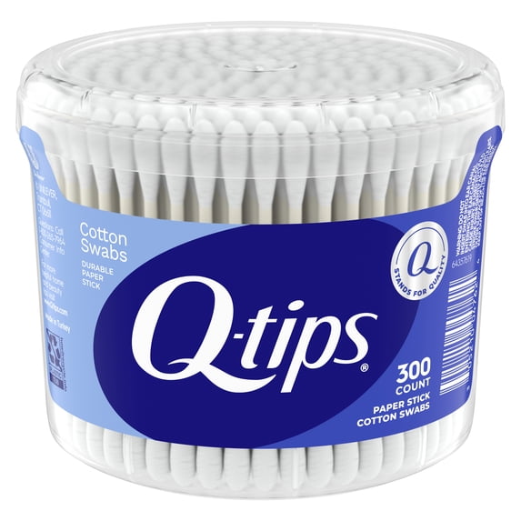 Cotton Swabs Vanity Tub, Original, for Home, First Aid and Beauty, 100% Cotton, 300 Count