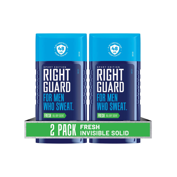 Sport Invisible Solid Antiperspirant & Deodorant for Men, Fresh Scent, 2.6 oz. (2 Pack)