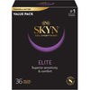 Elite Lubricated Non Latex Condoms, 36 Count