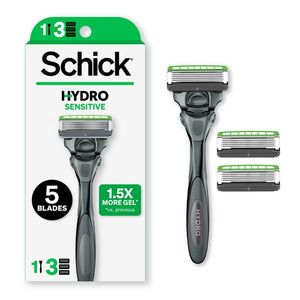 5 Blade Razor for Men, 1 Razor Handle with 3 Refills