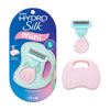 Mini Razor, 5-Blade Travel Razor for Women, 1 Mini Handle, 1 Refill & 1 Case