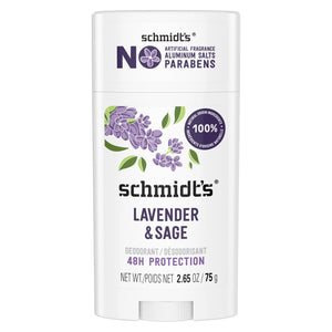 Lavender & Sage 24 Hour Odor Protection Aluminum-Free Vegan Deodorant, 2.65 oz