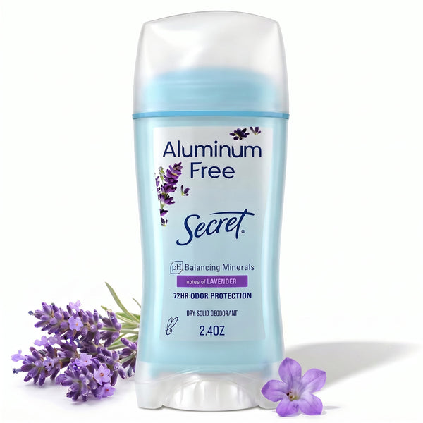 Aluminum Free Deodorant for Women, Lavender, 2.4 oz