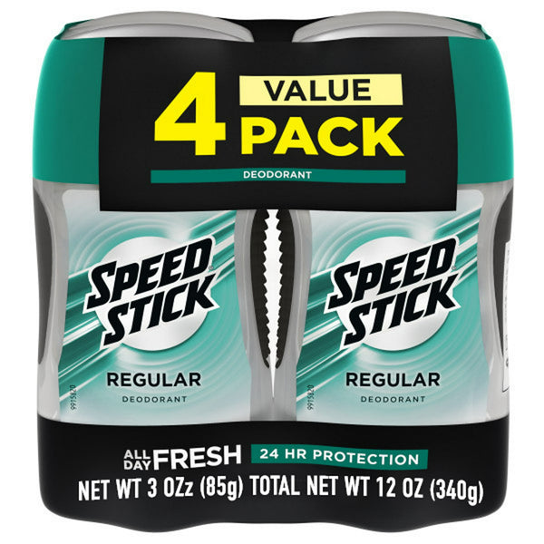 Men's Antiperspirant Deodorant, Regular, 3 oz, 4 Pack
