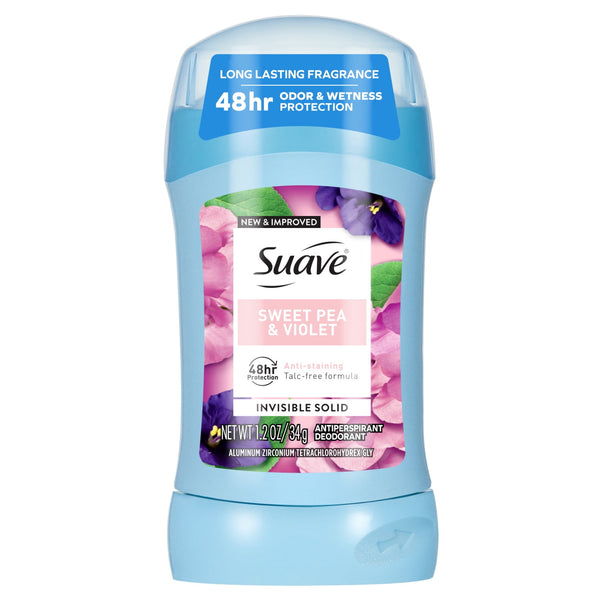 Antiperspirant Deodorant for Women, 48hr Protection, Sweet Pea & Violet, 1.2 oz