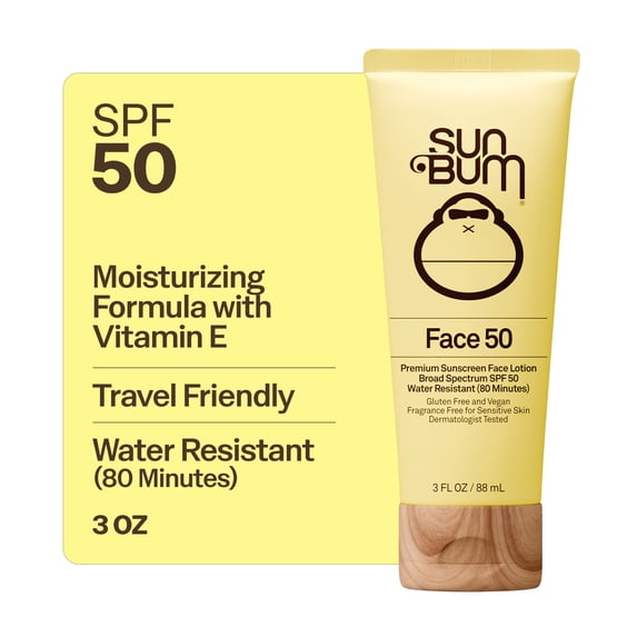 Premium Sunscreen Face Lotion, SPF 50, Fragrance Free, 3 fl oz