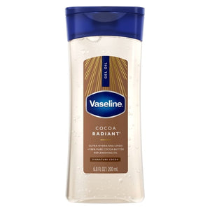 Intensive Care Cocoa Radiant Body Gel Oil for Glowing Skin Made with 100% Pure Cocoa Butter + Replenishing Oils, 6.8 fl oz