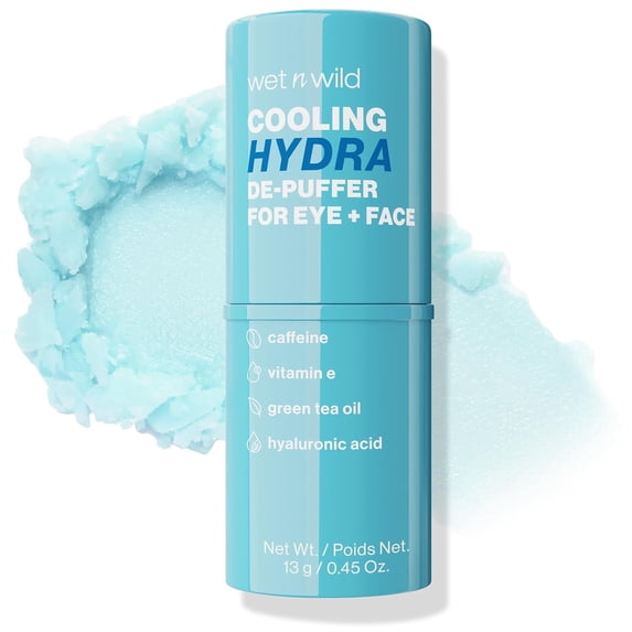 Cooling Hydra De-Puffer for Eye and Face Serum Stick with Caffeine and Vitamin E, 0.45 fl oz