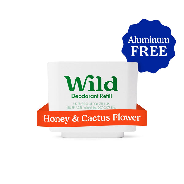 Stick Deodorant Refill, Honey & Cactus Flower. Aluminum Free, for Women and Men, 1.4oz