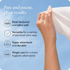 Simply Clean Extra Large, Sensitive Skin Safe, Disposable, Face Towels, 30 Count