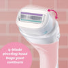 4-Blade Women's Razor Variety Pack, Includes 1 Women's Razor Handle & 4 Refills