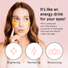 Energizing Under Eye Mask - Gold 6 Pairs - Gel Eye Patches for Dark Circles, Puffy Eyes, Wrinkles, Undereye Bags