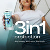 3in1 Total Protection Antiperspirant for Women Clean Anti Sweat, Odor and Stains 72-Hour Sweat and Odor Protection, 2.6 oz